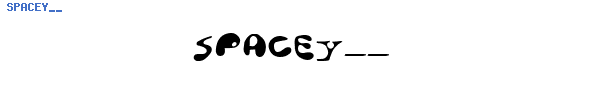Fuente SPACEY__.TTF