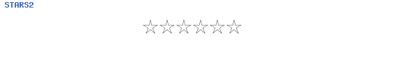 Fuente STARS2.TTF