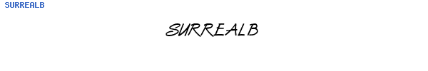 Fuente SURREALB.TTF