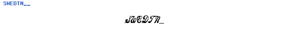 Fuente SWEDTN__.TTF