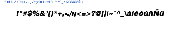 Fuente SWZBLKI.TTF