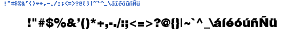 Fuente SWZBLKN.TTF