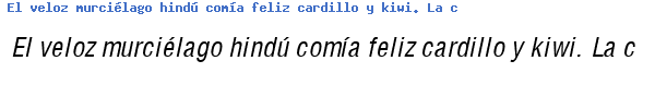 Fuente SWZCONDI.TTF
