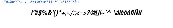Fuente SWZCONDT.TTF