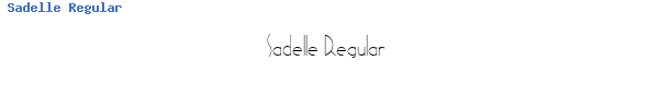 Fuente Sadelle Regular.ttf