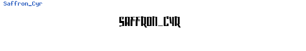 Fuente Saffron_Cyr.ttf