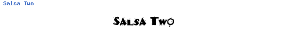 Fuente Salsa Two.ttf