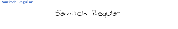 Fuente Samitch Regular.ttf