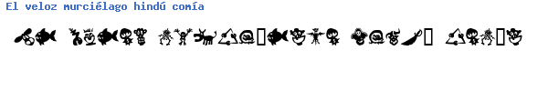 Fuente Sams Dingbats No.1.ttf