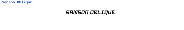 Fuente Samson Oblique.ttf