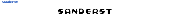 Fuente Sanderst.ttf