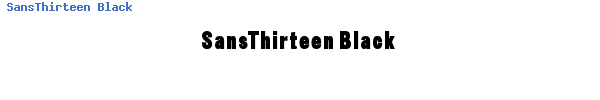Fuente SansThirteen Black.ttf