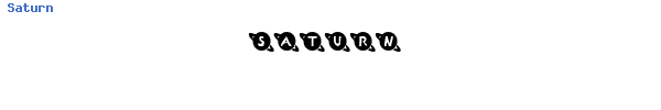 Fuente Saturn.ttf