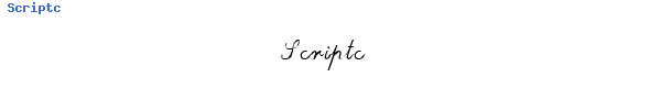 Fuente Scriptc.ttf