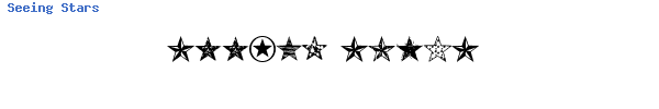 Fuente Seeing Stars.ttf