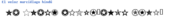 Fuente Seeing Stars.ttf