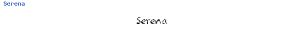 Fuente Serena.ttf