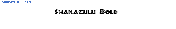 Fuente Shakazulu Bold.ttf