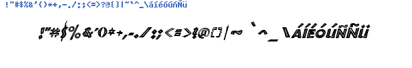 Fuente Shakazulu Italic.ttf