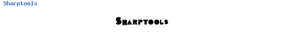 Fuente Sharptools  .ttf