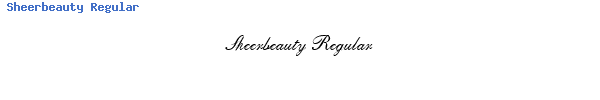 Fuente Sheerbeauty Regular.ttf