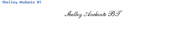 Fuente Shelley Andante BT.ttf
