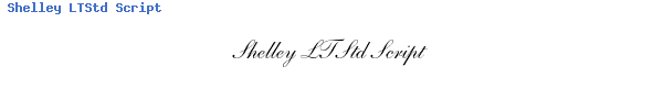 Fuente Shelley LTStd Script.ttf