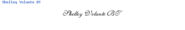 Fuente Shelley Volante BT.ttf