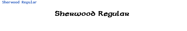Fuente Sherwood Regular.ttf