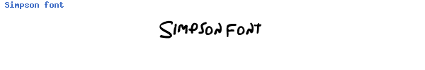 Fuente Simpson font.ttf