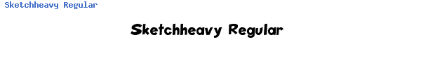 Fuente Sketchheavy Regular.ttf