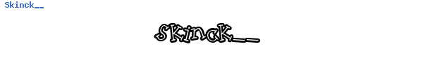 Fuente Skinck__.ttf