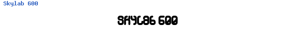 Fuente Skylab 600.ttf