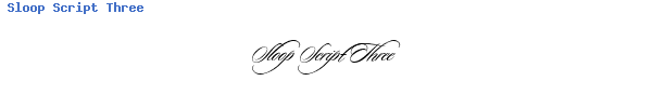 Fuente Sloop Script Three.ttf