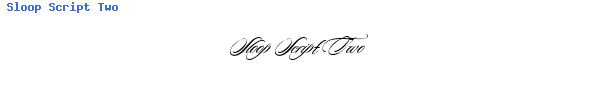 Fuente Sloop Script Two.ttf