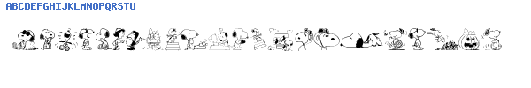 Fuente Snoopy Dings.ttf