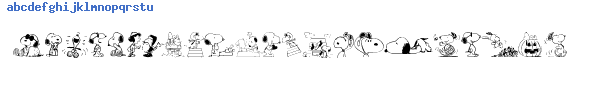 Fuente Snoopy Dings.ttf