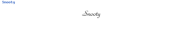 Fuente Snooty.ttf