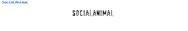 Fuente SociaLAnimaL.ttf