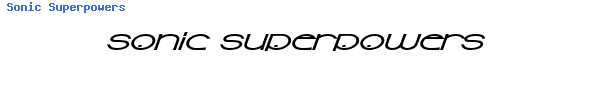 Fuente Sonic Superpowers.ttf