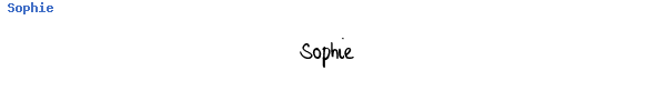 Fuente Sophie.ttf