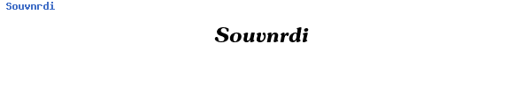 Fuente Souvnrdi.ttf