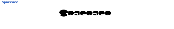 Fuente Spaceace.ttf