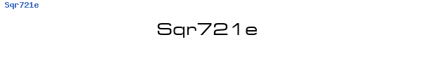 Fuente Sqr721e.ttf