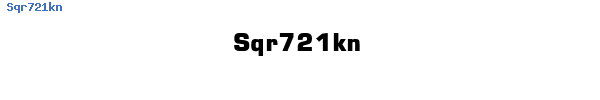 Fuente Sqr721kn.ttf