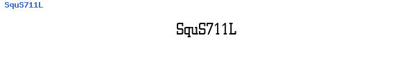 Fuente SquS711L.ttf