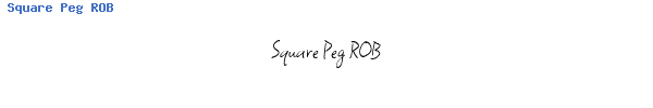 Fuente Square Peg ROB.ttf