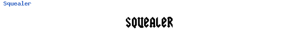 Fuente Squealer.ttf
