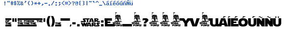 Fuente Star Jedi Logo DoubleLine1.ttf