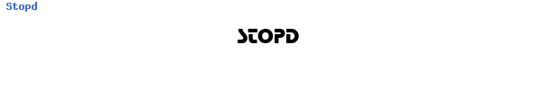 Fuente Stopd.ttf